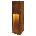 SLV Slot 50 Floor Lamp Steel Rusty | Outdoor - IP44 - Suitable for 1x E27 
