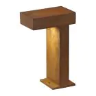 SLV Pathlight 40 Floor Lamp Steel Rusty 8.8W 470lm - 830 Warm White | Outdoor - IP55
